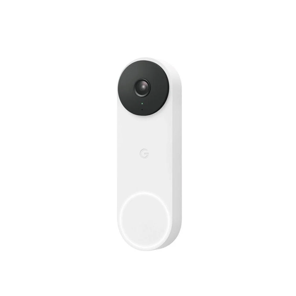Google Nest Doorbell, Wired - Snow - Image 1 of 1