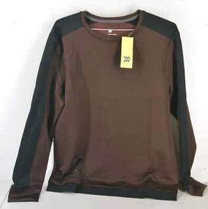 Men’s Long Sleeve Pullover L Purple Polyester Spandex All In Motion Casual - Picture 1 of 4