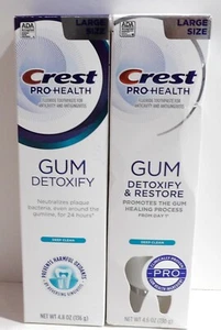 2 Crest Gum Detoxify Deep Clean Toothpaste Exp Jan Jun 2027 - Picture 1 of 1