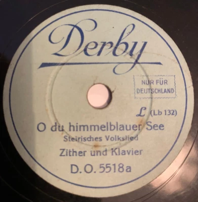 O du himmelblauer See ~ Der alte Peter - Derby / 6" 78 RPM - Bild 1 von 2