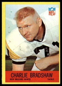 Philadelphia Charlie Bradshaw 1967 New Orleans Saints #122 - Imagen 1 de 2