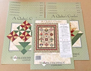 Thimbleberries "A Quilter's Garden" 12 Block Quilt Pattern Series - Complete - Picture 1 of 3