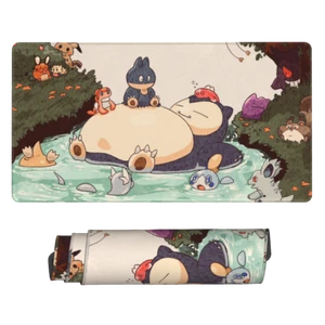 Snorlax - Board Game Pokemon Playmat Games Mousepad Play Mat of TCG 2546 - Picture 1 of 4