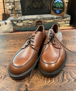 Mens Brooks Brothers Saddle Brown Dress Shoes NOS - Picture 1 of 3
