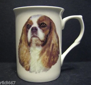 King Charles Spaniel (Head BF) dog Fine Bone China Mug Cup Beaker - Picture 1 of 6