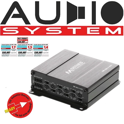 Audio System M-50.4MD  4-Kanal Micro-Digital Verstärker 400 Watt RMS - Bild 1 von 4
