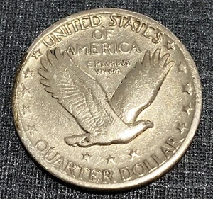 1927-P Standing Liberty Silver Quarter -Very Nice Circ Collector Coin - Picture 1 of 2