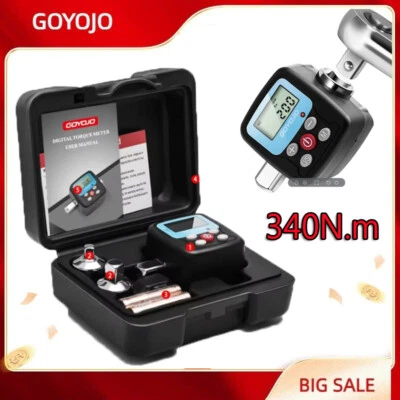 GOYOJO USA GN340 Digital Torque Adapter Electronic Torque Kit LCD Display 10N.m~340N.m