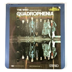 The Who Quadrophenia CED Video Disc Drama Music Film Phil Daniels Leslie Ash OOP - Picture 1 of 11