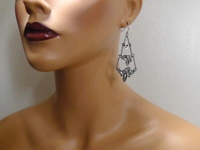 Brincos de gota de lustre de cristais azuis Alexis Bittar Miss Havisham.*****NOVO**** - Imagem 1 de 4