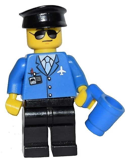 ☀️NEW LEGO City & Town Airplane Crew Minifigure 7894 minifig airport Pilot Air - Image 1 of 1