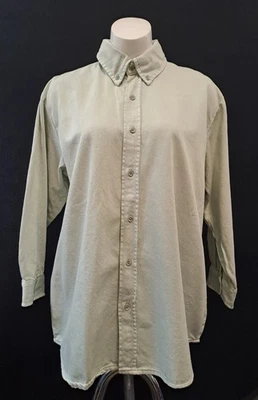 Camisa oversize para mujer LTB, verde gris claro - Imagen 1 de 2