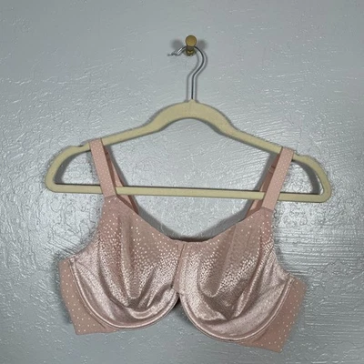 Wacoal Women 40D Beige Back Appeal Minimizer Bra Supportive Underwire Unpadded - Image 1 of 4