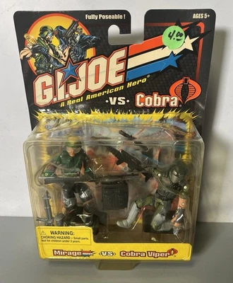 G.I. Joe ARAH “Mirage vs Cobra Viper” Hasbro (de colección 2002) NUEVO Foto 1 de 4