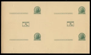 SCOTT #UX41 BLOCK OF 4 CARDS, UPSS #S57i, VERTICAL PAIRS - Picture 1 of 2