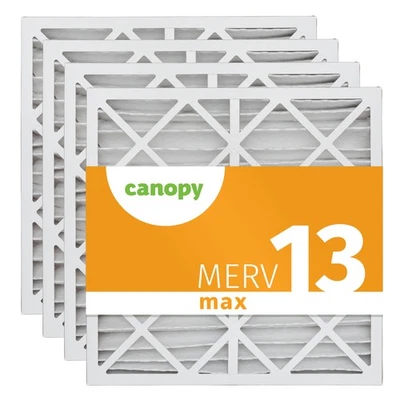 Aerostar 16x25x4 Slim MERV 13 Furnace Air Filter, 4 Pack - Image 1 of 4