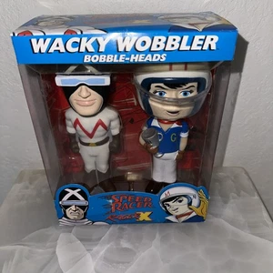 NEW!  2007  Funko Speed Racer & Racer X Wacky Wobbler Bobble Heads Set - Picture 1 of 6