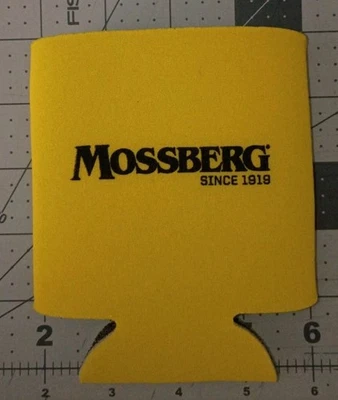 Mossberg Firearms Can Coozie-Yellow Double Side Black Print"MOSSBERG Since 1919" - Image 1 of 3