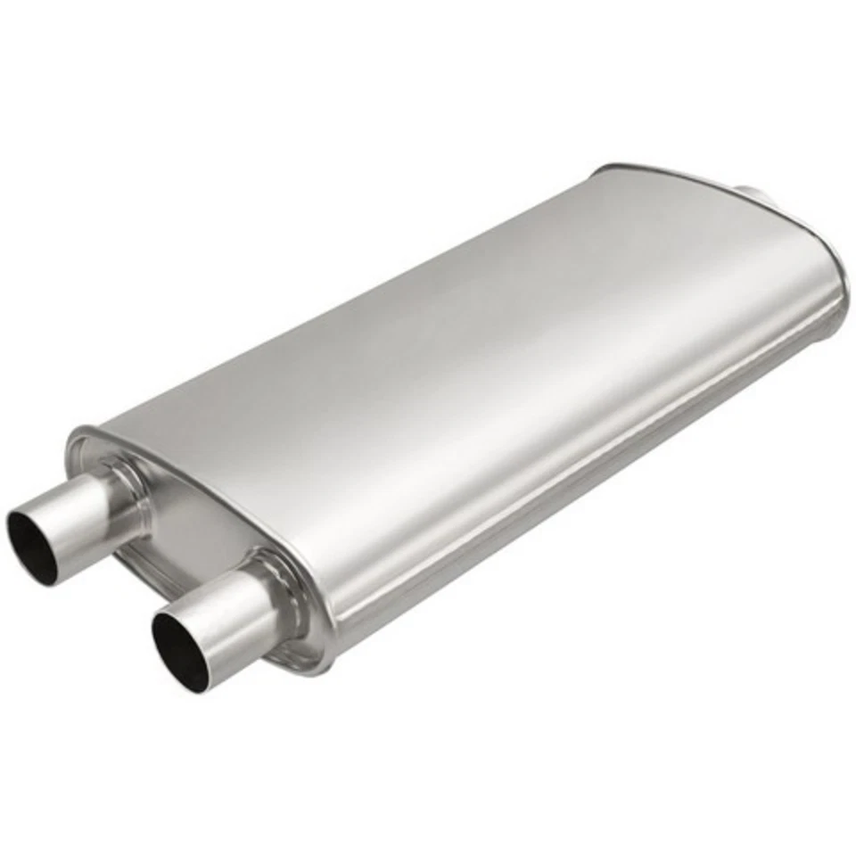 100-5132 BRExhaust Muffler  Driver or Passenger Side for Chevy Express Van Oval - Image 1 of 1