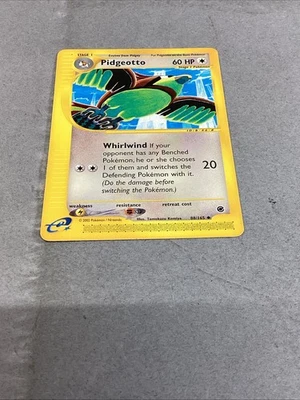 Pokémon TCG Pidgeotto Expedition Base Set 59/165 Regular Uncommon Excellent - Image 1 of 2
