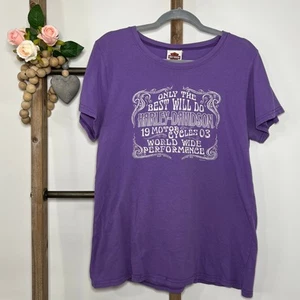 Harley Davidson kurzärmliges lila T-Shirt Größe 3X - Bild 1 von 7