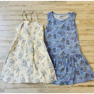 Lot of Two Dresses Disney Frozen and Gap Toile sz 10/12 - Picture 1 of 3