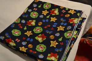 "Christmas" by Joan Elliott Holiday Fabric Cotton/Cotton Blend36 Approx 2.5 yds - Picture 1 of 2