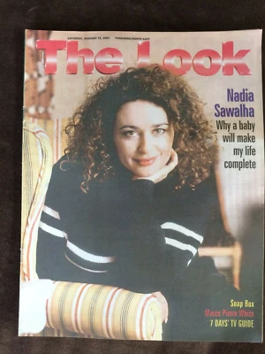 THE LOOK 13/01/2001 NADIA SAWALHA  Shipwrecked Fabba Girls Counterfeit Stones UK - Image 1 of 2