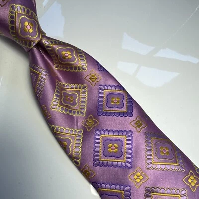 NOVO COM ETIQUETAS IMANI UOMO MULTICOLOR ESTILO MEDALHÃO ESTAMPA SEDA TOQUE PESCOÇO GRAVATA E LENÇO - Imagem 1 de 4