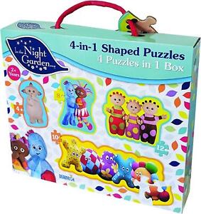 Puzzle Set In the Night Garden 7775 4 in 1 Kids Children Educational Fun Game