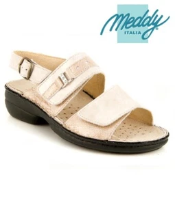 Medima Tecnosan 50352 Roseto scarpa sandalo donna plantare estraibile nappa 41 - Imagen 1 de 7