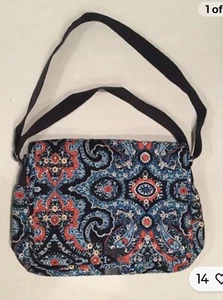 BNWT VERA BRADLEY MESSENGER BAG W/Laptop Sleeve Marrakesh - Picture 1 of 6