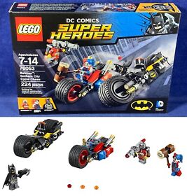 BATMAN: GOTHAM CITY CYCLE CHASE Super Heroes Lego 76053 Harley Quinn DEADSHOT