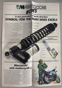 Vintage Marzocchi Motorcycle Shock Absorber Brochure Catalog 1980s - Imagen 1 de 5