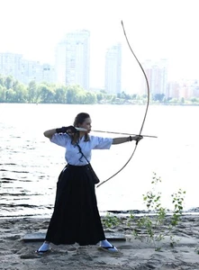Arco Yumi, Arco Kyudo Samurai Yumi 86", Arco Largo Tiro con Arco Japonés, Arco Daikyu 50% - Imagen 1 de 14