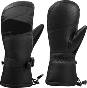 Alpine Swiss Mens Waterproof Gauntlet Ski Mittens Winter Sport Gloves ( Size L ) - Picture 1 of 6