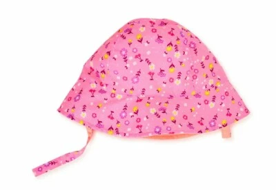 Wonder Nation Toddler Girls Reversible Sunhat (One Size) Pink FLORAL#PKBLT - Image 1 of 2