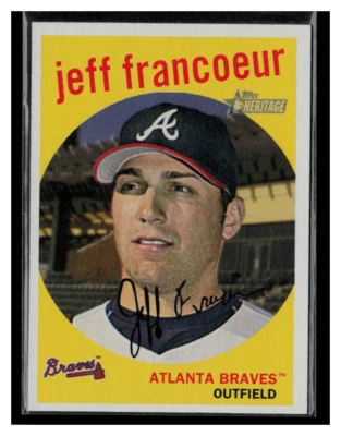 2008 Topps Heritage #165 Jeff Francoeur - Image 1 of 2