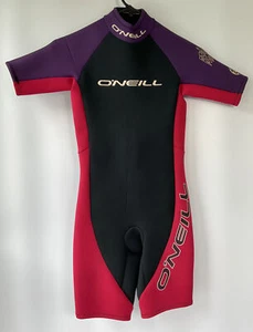 O'Neill Women's Shorty Reactor 2.1mm Wetsuit Youth Size 12 Black - Picture 1 of 10