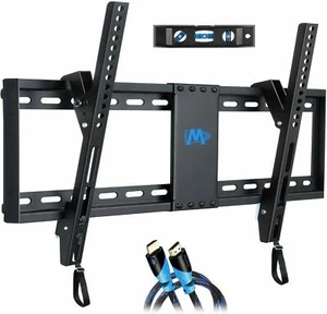 Soporte de montaje en pared de TV inclinable con VESA de hasta 600x400 mm para la mayoría de los televisores de 37-70 pulgadas - Imagen 1 de 9