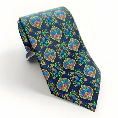 Richel Men's Silk Necktie Tie Collection XXI Handmade in Spain - Image 1 of 4