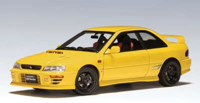1:18 Subaru Impreza WRX Type R -- Yellow -- AUTOart 78611 - Image 1 of 3