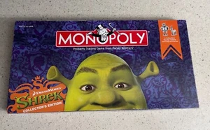 Shrek Monopoly Collector's Edition Complete 2007 Board Game Hasbro - Picture 1 of 7