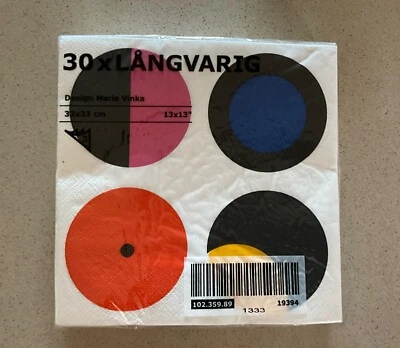 VTG IKEA Langvarig Napkins Set Designed By Maria Vinka - Image 1 of 2