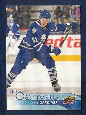2016-17 Upper Deck Canvas Jake Gardiner #C78 Toronto Maple Leafs MINT - Image 1 of 2