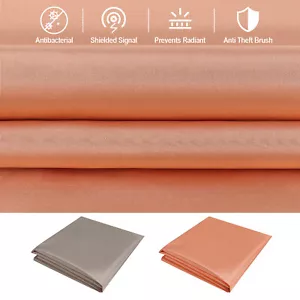 Faraday Copper Fabric EMF RF Wifi Radiation Shielding Block Protector 43" Width - Picture 1 of 9