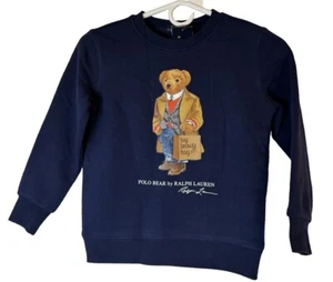 Ralph Lauren Polo Bear Sweatshirt 150th Anniversary Exclusive Youth Sz 6 Soft - Picture 1 of 12