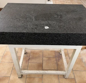 Mess Kontrolltisch mit Granitplatte und Gestell Güteklasse 0 Päzesionstisch - Bild 1 von 6