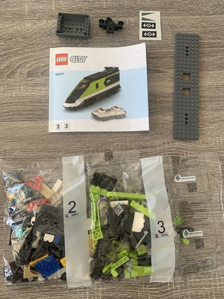 LEGO 60337 LOCOMOTIVE ONLY Express Passenger Train BAGS 2 AND 3 SEALED BAGS - Image 1 of 1