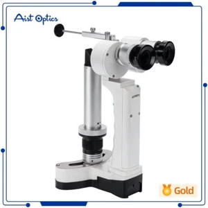 Binocular portátil LED lámpara de hendidura portátil microscopio quirúrgico a batería - Imagen 1 de 6